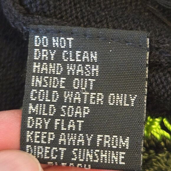 Vintage Berek Womens Sz S Sweater feather Collar Lily of the Valley Bell Flowers - Picture 10 of 12